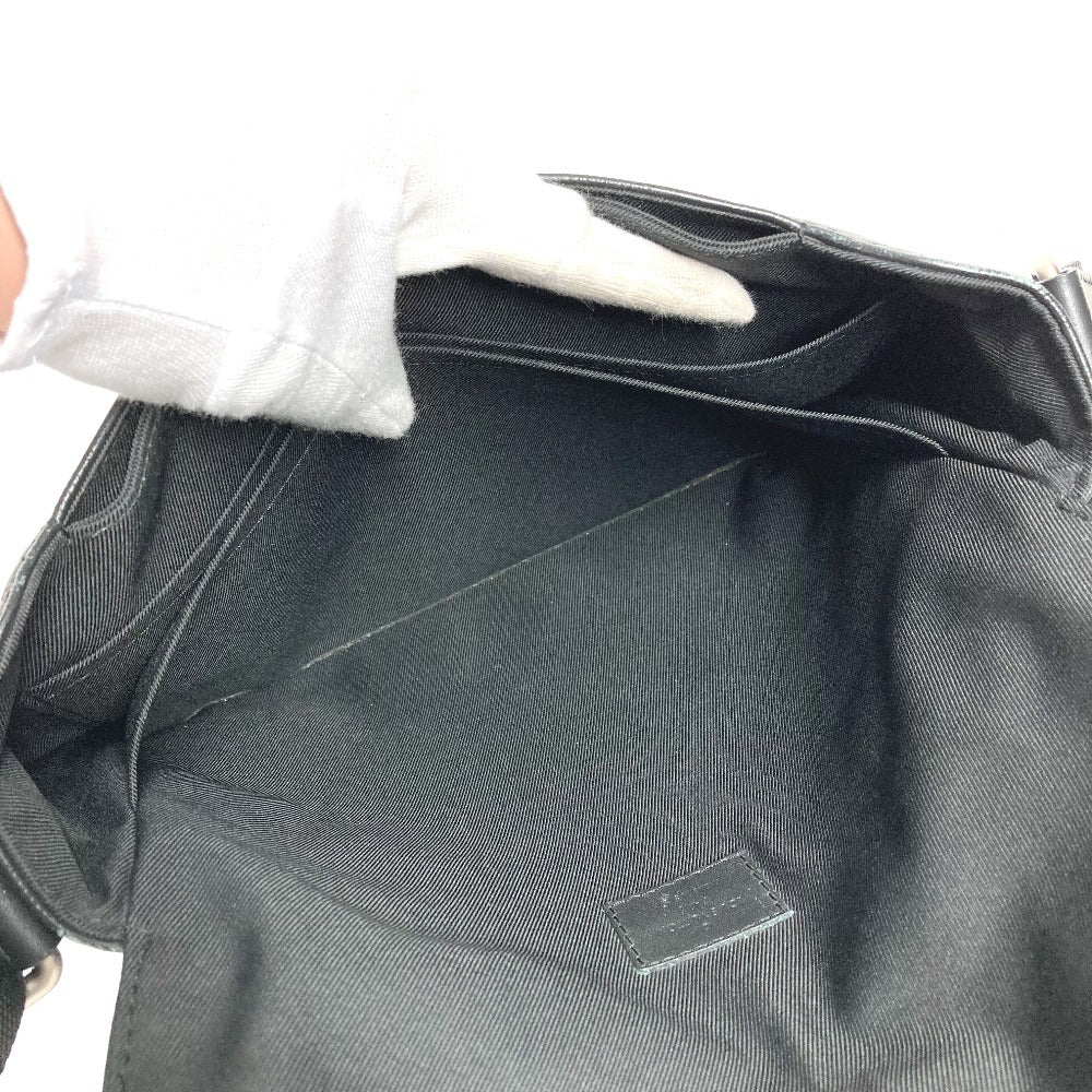 LOUIS VUITTON N41033 ダミエアンフィニ ディストリクトPM ディストリクトPM カバン フラップ 斜め掛け ショルダーバッグ ダミエアンフィニレザー ユニセックス オニキス ブラック