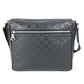 LOUIS VUITTON N41033 ダミエアンフィニ ディストリクトPM ディストリクトPM カバン フラップ 斜め掛け ショルダーバッグ ダミエアンフィニレザー ユニセックス オニキス ブラック