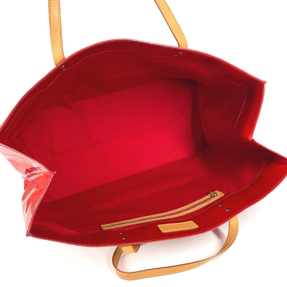 LOUIS VUITTON M91084 Monogram Vernis Reed GM Shoulder Tote Bag, Boston Bag, Monogram Vernis Canvas, Women's, Red