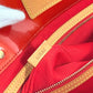 LOUIS VUITTON M91084 Monogram Vernis Reed GM Shoulder Tote Bag, Boston Bag, Monogram Vernis Canvas, Women's, Red