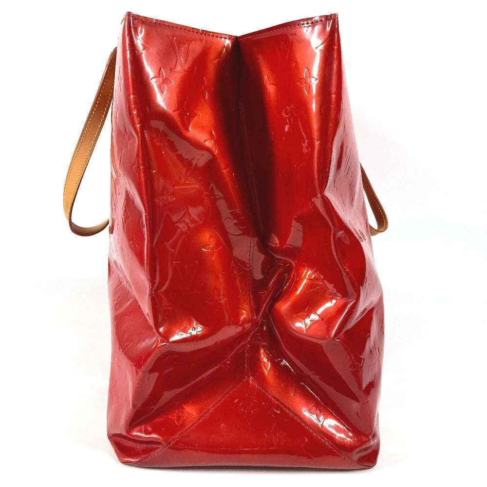 LOUIS VUITTON M91084 Monogram Vernis Reed GM Shoulder Tote Bag, Boston Bag, Monogram Vernis Canvas, Women's, Red