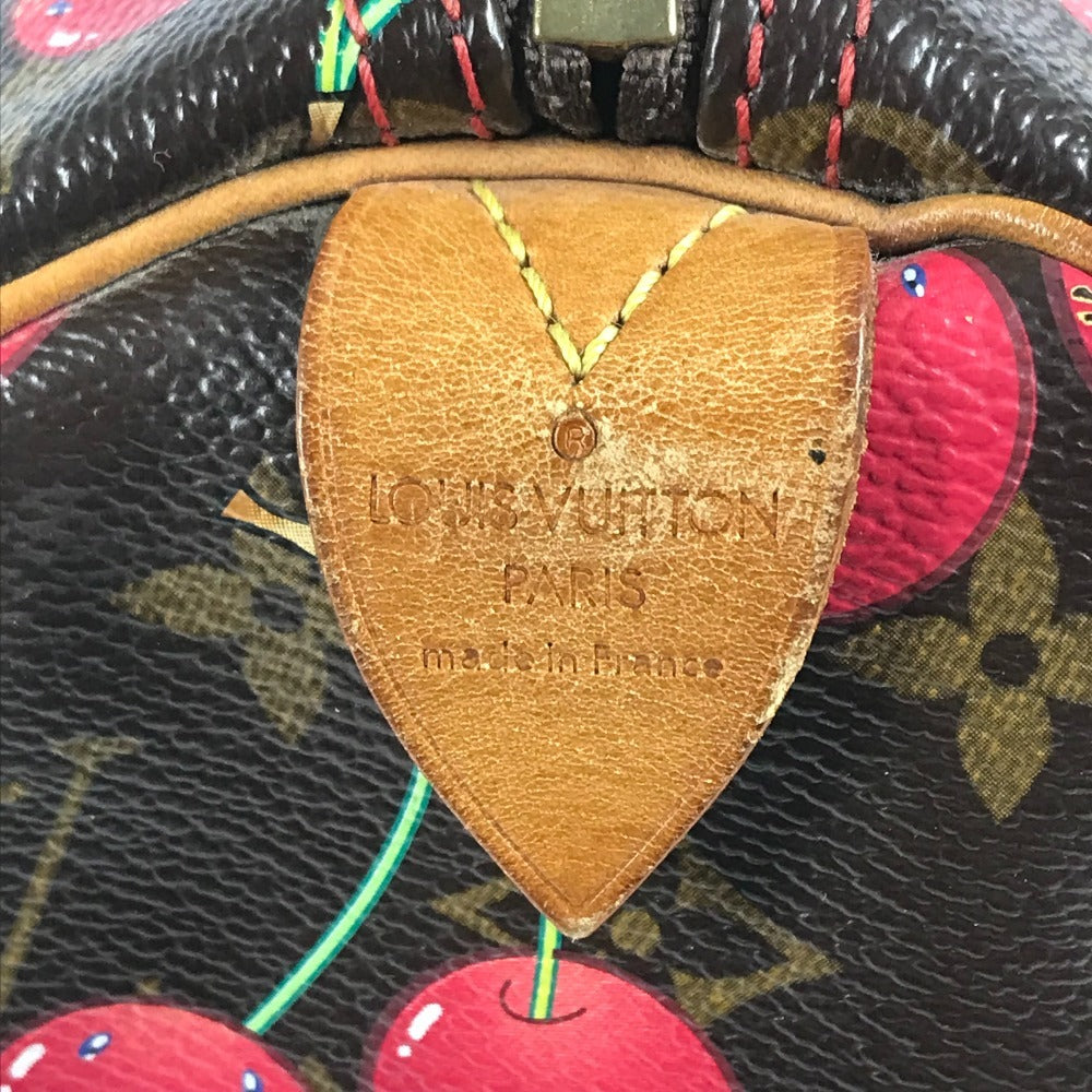 LOUIS VUITTON M95011 モノグラムチェリー 村上隆 キーポル45 キーポル 45 カバン 旅行バッグ トラベルバッグ ボストンバッグ モノグラムチェリーキャンバス レディース ブラウン