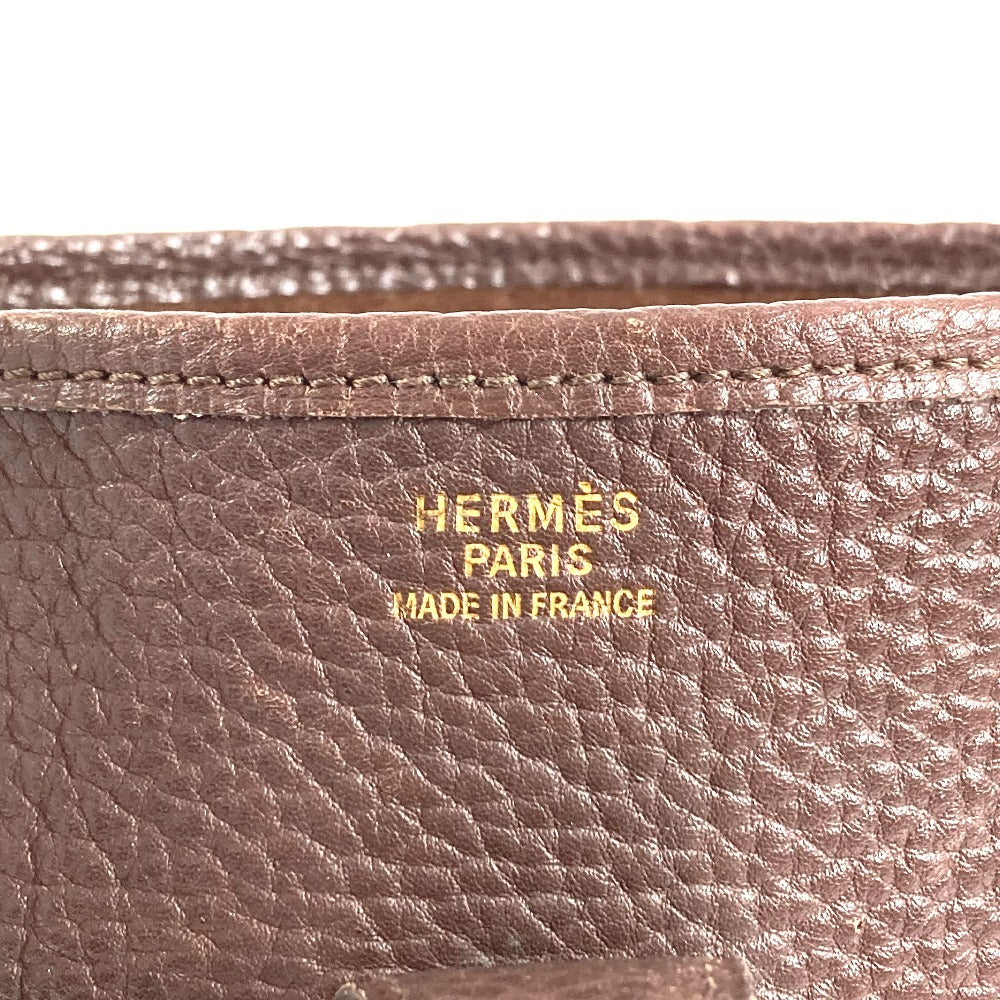 HERMES Evelyne 1 GM Evelyne GM Bag Crossbody Shoulder Bag Togo Unisex Cacao Brown