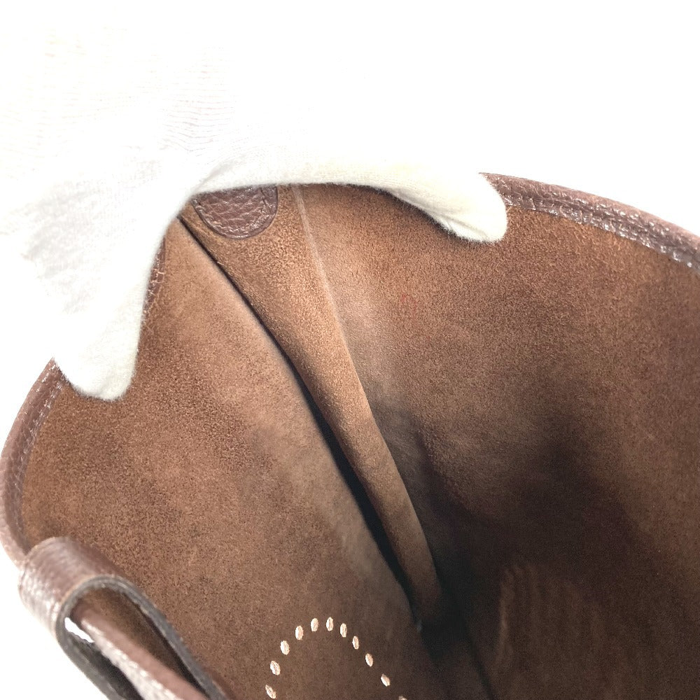 HERMES Evelyne 1 GM Evelyne GM Bag Crossbody Shoulder Bag Togo Unisex Cacao Brown