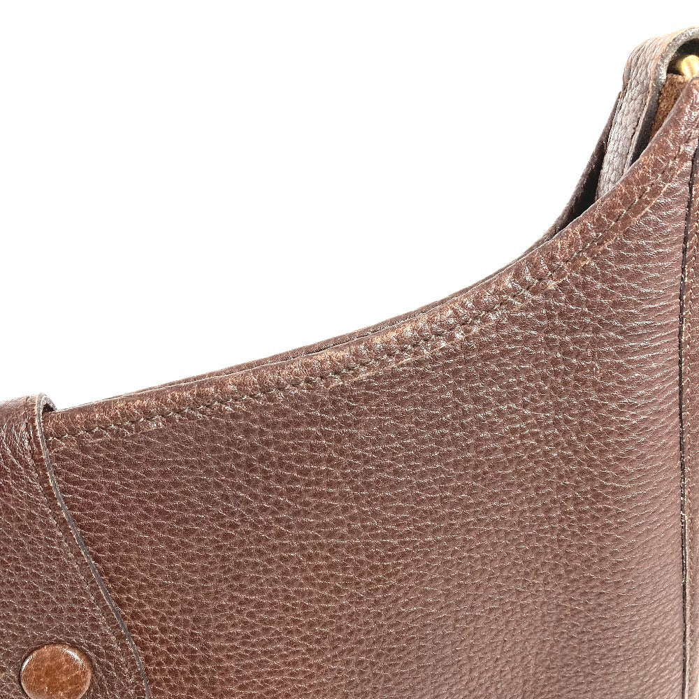 HERMES Evelyne 1 GM Evelyne GM Bag Crossbody Shoulder Bag Togo Unisex Cacao Brown