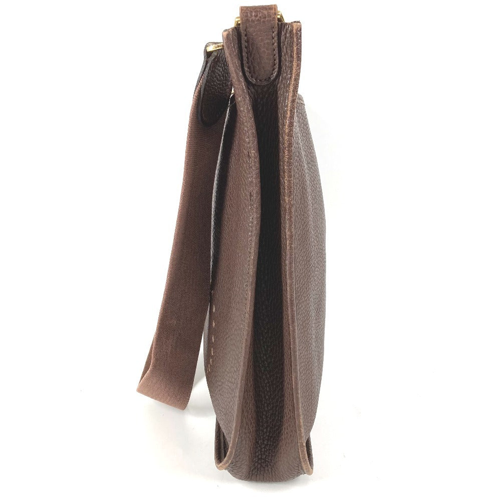 HERMES Evelyne 1 GM Evelyne GM Bag Crossbody Shoulder Bag Togo Unisex Cacao Brown