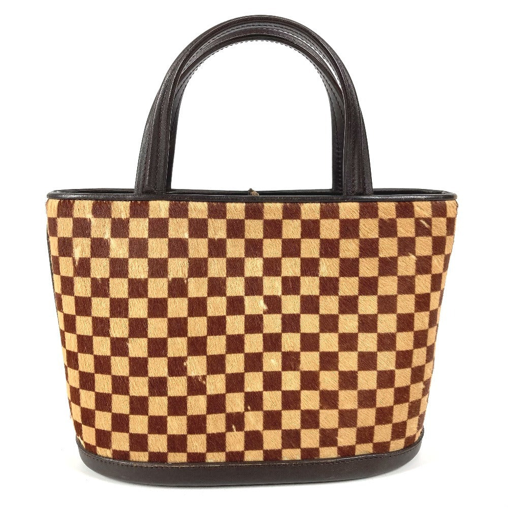 LOUIS VUITTON M92133 Damier Sauvage Impala Bag Tote Bag Handbag Haircalf/Leather Unisex Beige