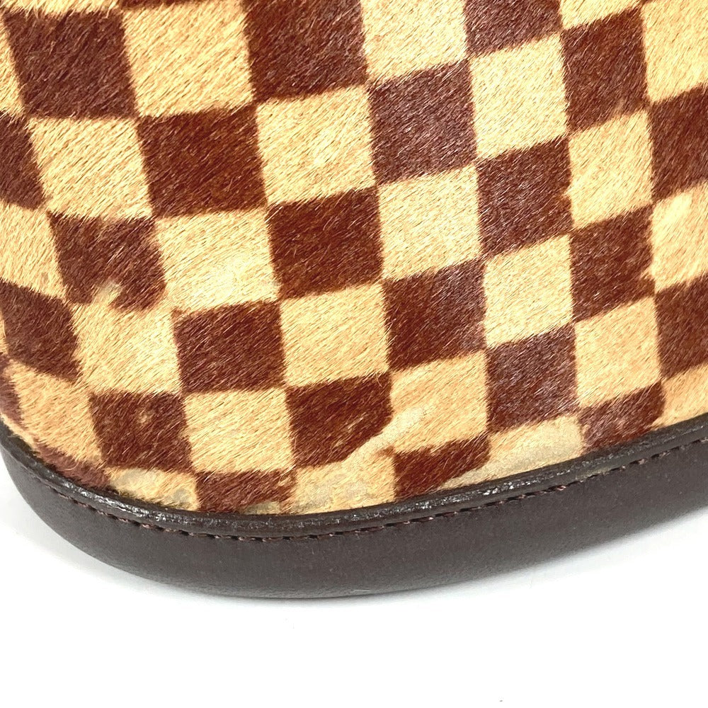 LOUIS VUITTON M92133 Damier Sauvage Impala Bag Tote Bag Handbag Haircalf/Leather Unisex Beige