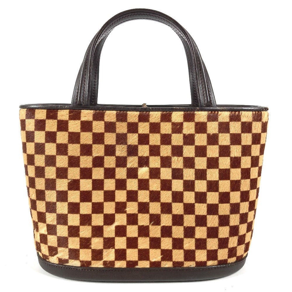 LOUIS VUITTON M92133 Damier Sauvage Impala Bag Tote Bag Handbag Haircalf/Leather Unisex Beige
