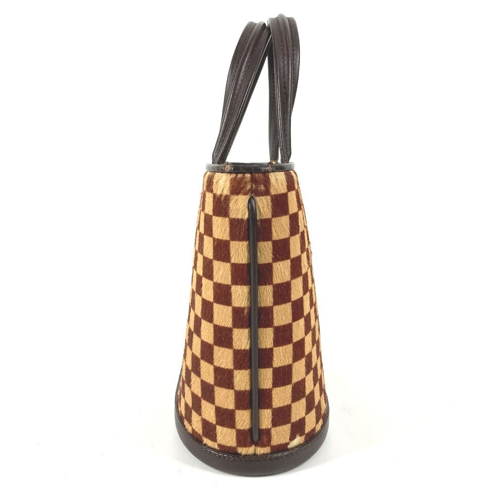 LOUIS VUITTON M92133 Damier Sauvage Impala Bag Tote Bag Handbag Haircalf/Leather Unisex Beige
