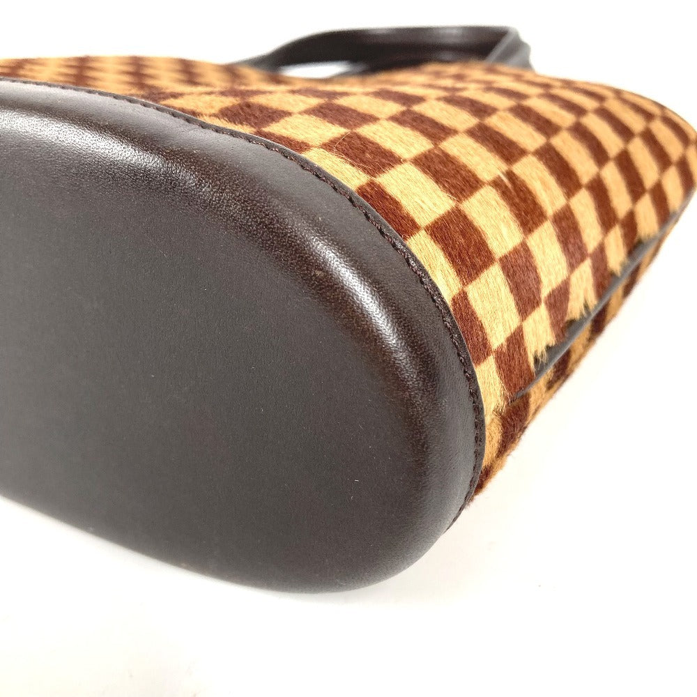 LOUIS VUITTON M92133 Damier Sauvage Impala Bag Tote Bag Handbag Haircalf/Leather Unisex Beige