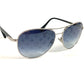 LOUIS VUITTON Z0165U Monogram Conspiration Pilot Glasses Eyewear Sunglasses Metal Unisex Silver