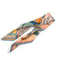 HERMES Double-Face Della Cavalleria Carre 90 Carre 90 Shawl Stole Large Scarf Scarf Silk Unisex Orange