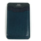 HERMES Logo City 3CC Business Card Holder Pass Case Tricolor Card Case Epsom Unisex Black