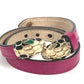 BVLGARI Double-Wrap Bracelet Bangle Serpenti Forever Logo Accessory Jewelry Bracelet Leather Unisex Pink