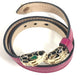 BVLGARI Double-Wrap Bracelet Bangle Serpenti Forever Logo Accessory Jewelry Bracelet Leather Unisex Pink