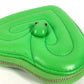 BVLGARI AMBUSH Logo Heart Wallet Coin Purse Leather Unisex Green