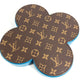 LOUIS VUITTON GI0822 モノグラム ヴィードポッシュフラワー トレイ トレー 小物入れ レザー ユニセックス ブルー