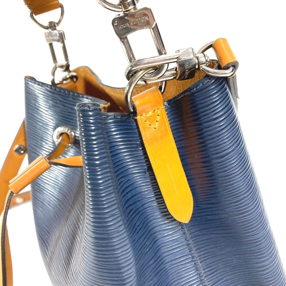 LOUIS VUITTON M53610 Epi NeoNoe BB NeoNoe BB Bicolor Handbag Crossbody 2WAY Bag Shoulder Bag Drawstring Bag Epi Leather Unisex Indigo x Saffron Navy