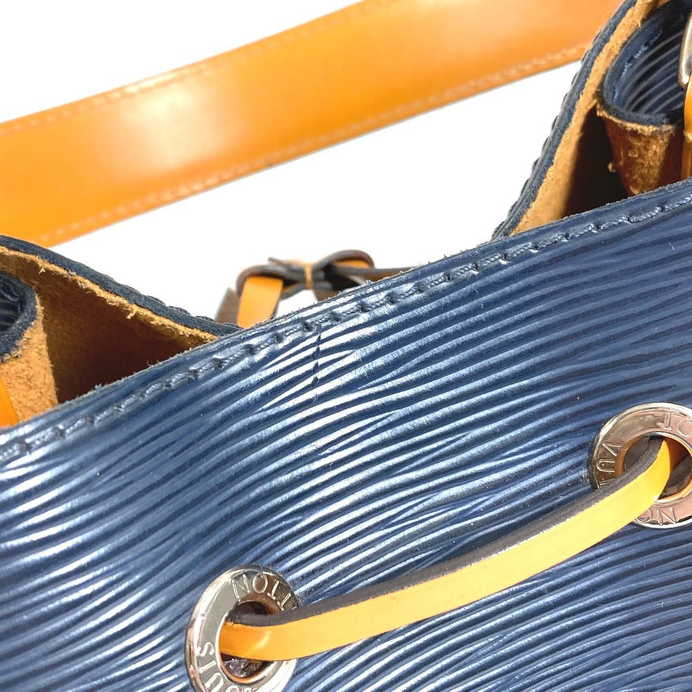 LOUIS VUITTON M53610 Epi NeoNoe BB NeoNoe BB Bicolor Handbag Crossbody 2WAY Bag Shoulder Bag Drawstring Bag Epi Leather Unisex Indigo x Saffron Navy