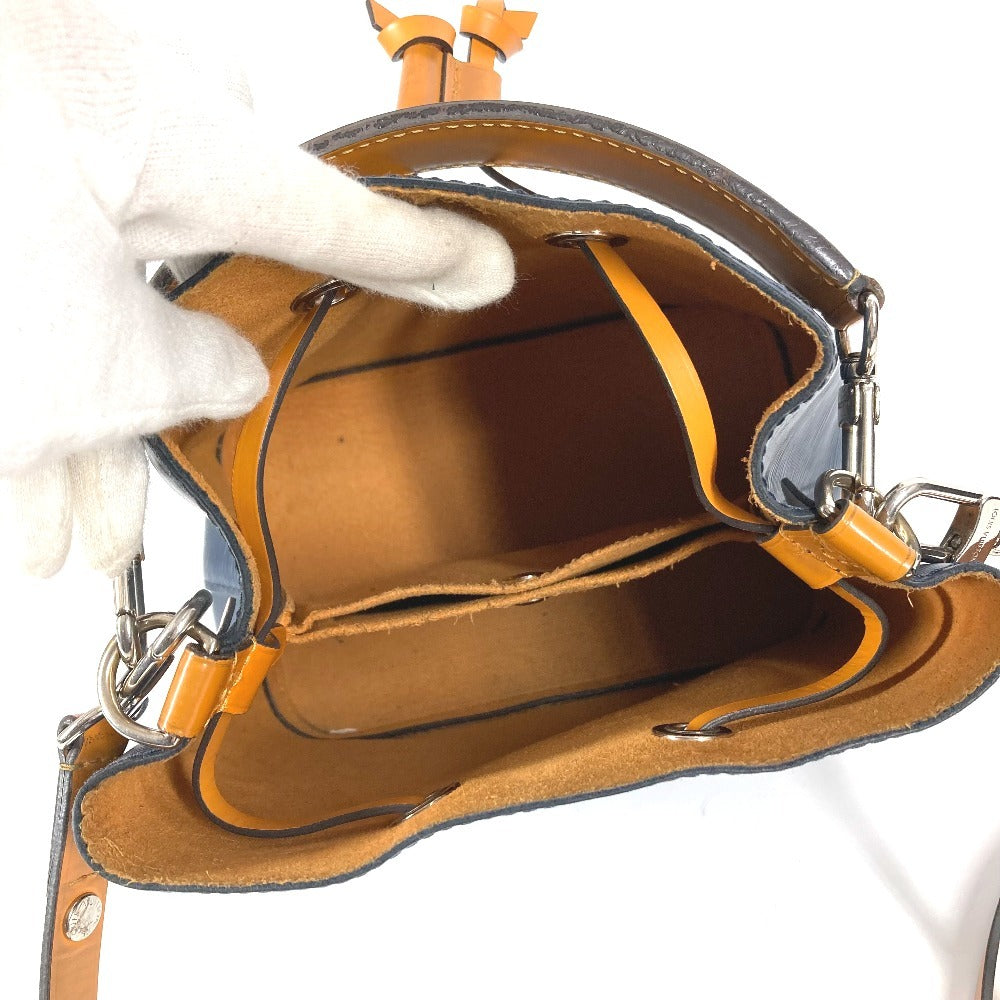 LOUIS VUITTON M53610 Epi NeoNoe BB NeoNoe BB Bicolor Handbag Crossbody 2WAY Bag Shoulder Bag Drawstring Bag Epi Leather Unisex Indigo x Saffron Navy