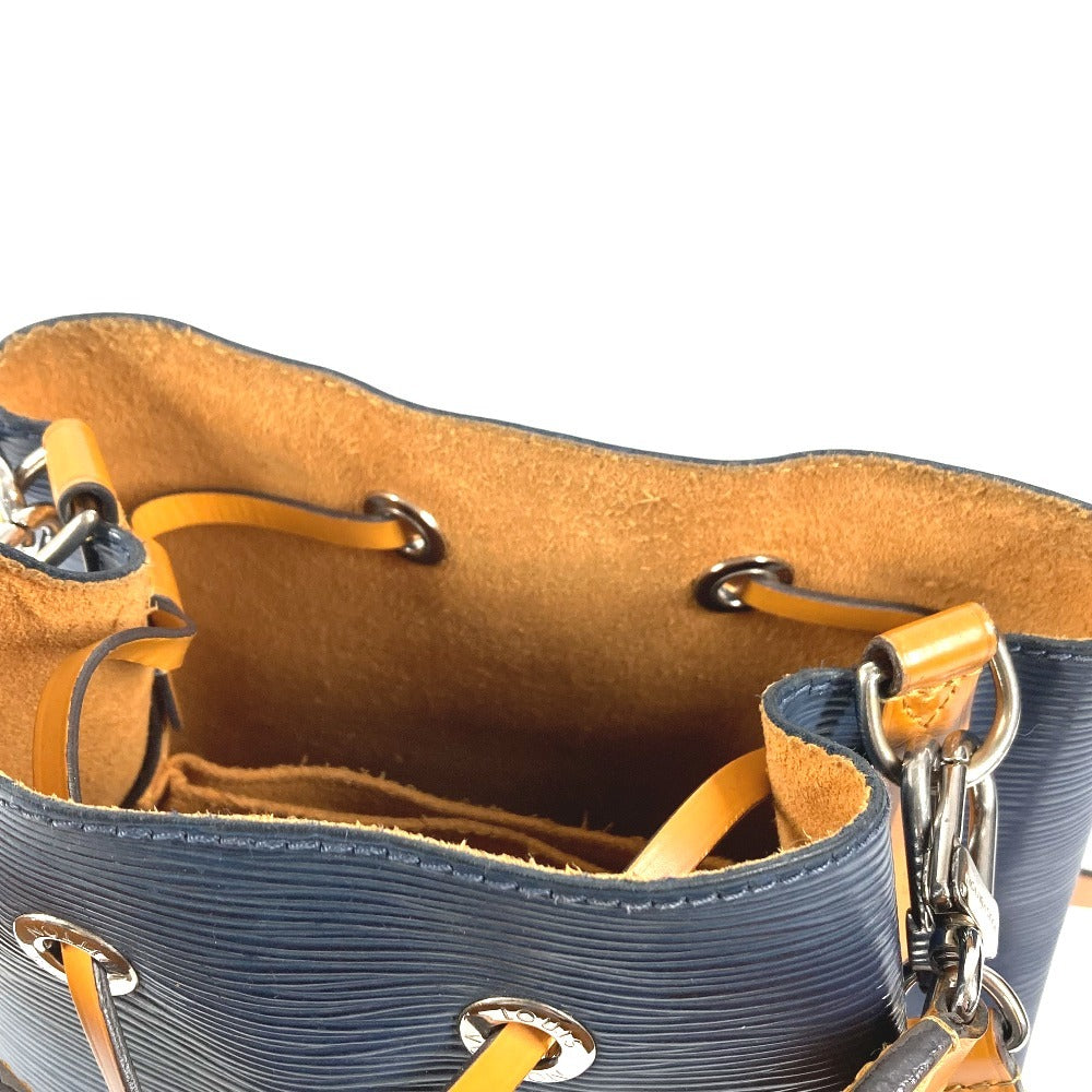 LOUIS VUITTON M53610 Epi NeoNoe BB NeoNoe BB Bicolor Handbag Crossbody 2WAY Bag Shoulder Bag Drawstring Bag Epi Leather Unisex Indigo x Saffron Navy