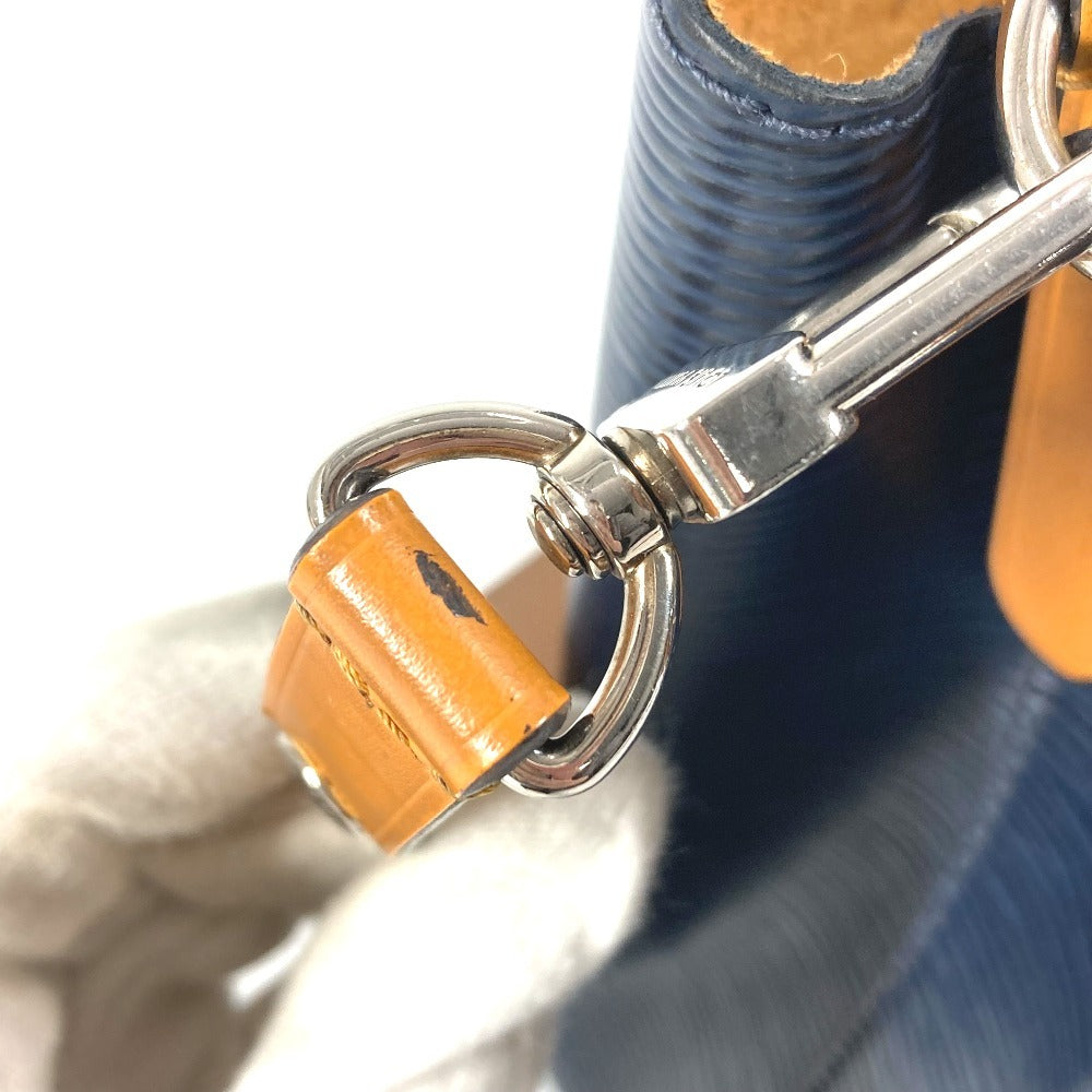 LOUIS VUITTON M53610 Epi NeoNoe BB NeoNoe BB Bicolor Handbag Crossbody 2WAY Bag Shoulder Bag Drawstring Bag Epi Leather Unisex Indigo x Saffron Navy