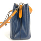 LOUIS VUITTON M53610 Epi NeoNoe BB NeoNoe BB Bicolor Handbag Crossbody 2WAY Bag Shoulder Bag Drawstring Bag Epi Leather Unisex Indigo x Saffron Navy