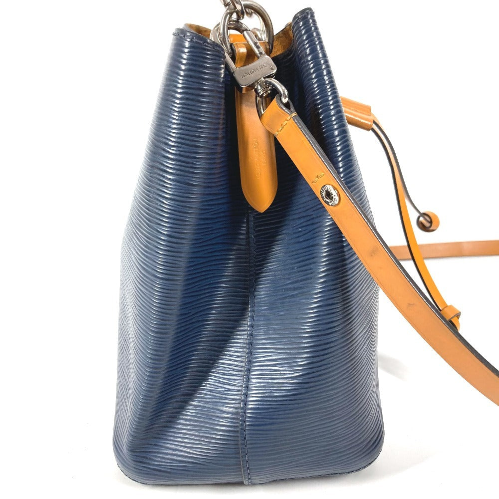 LOUIS VUITTON M53610 Epi NeoNoe BB NeoNoe BB Bicolor Handbag Crossbody 2WAY Bag Shoulder Bag Drawstring Bag Epi Leather Unisex Indigo x Saffron Navy