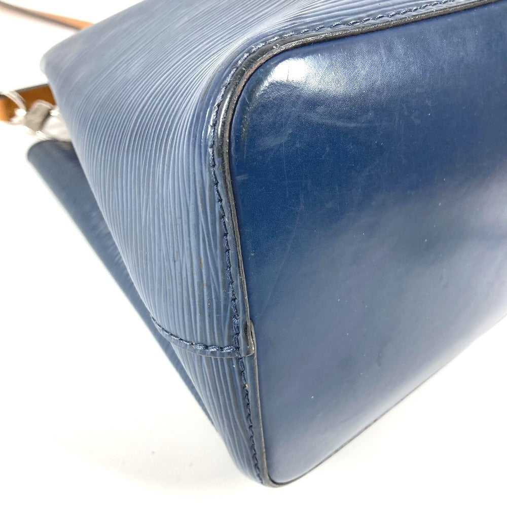 LOUIS VUITTON M53610 Epi NeoNoe BB NeoNoe BB Bicolor Handbag Crossbody 2WAY Bag Shoulder Bag Drawstring Bag Epi Leather Unisex Indigo x Saffron Navy
