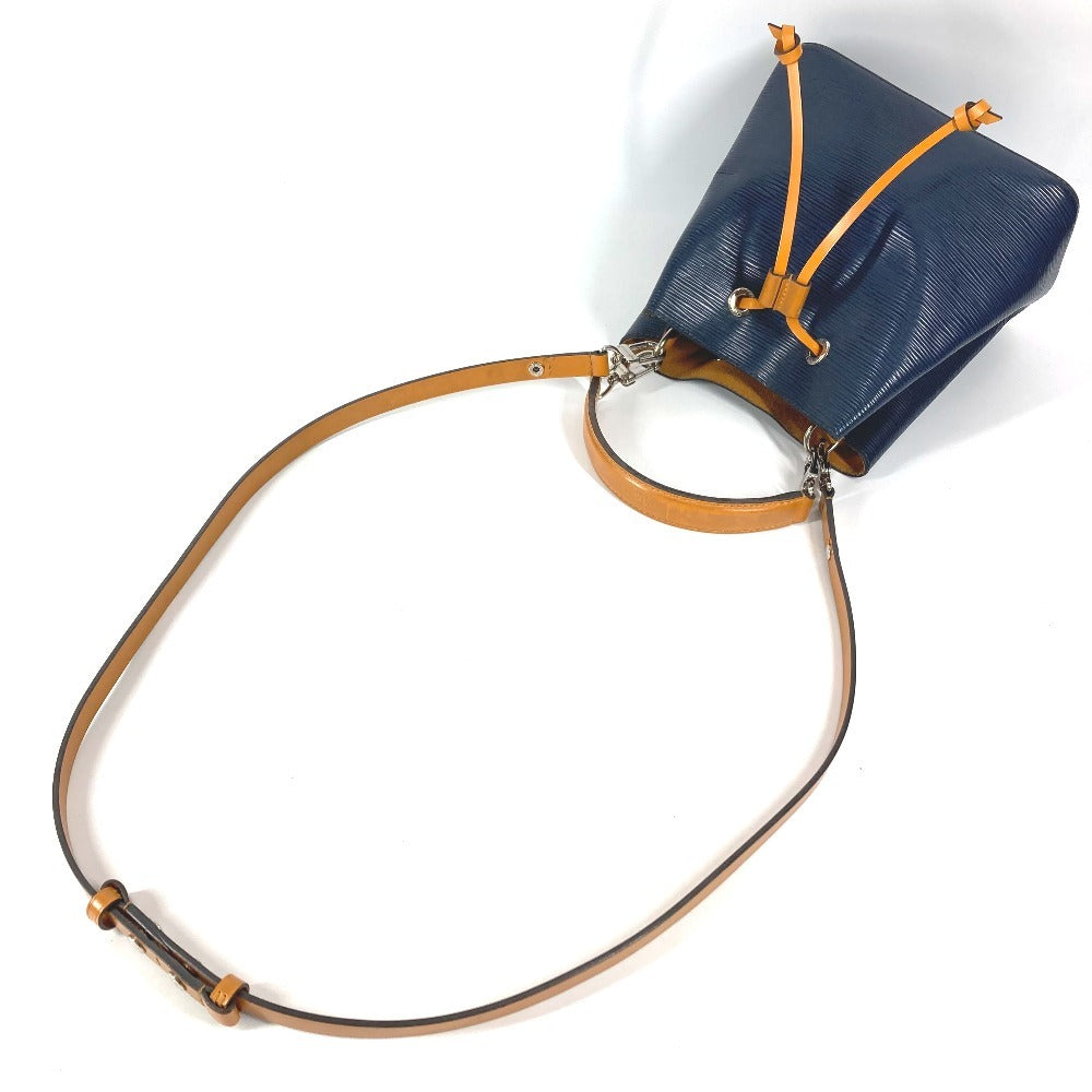 LOUIS VUITTON M53610 Epi NeoNoe BB NeoNoe BB Bicolor Handbag Crossbody 2WAY Bag Shoulder Bag Drawstring Bag Epi Leather Unisex Indigo x Saffron Navy