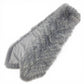 LOUIS VUITTON M75100 Tippet Accessory Logo Fur Scarf Fox Women's Light Blue