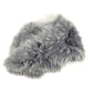 LOUIS VUITTON M75100 Tippet Accessory Logo Fur Scarf Fox Women's Light Blue