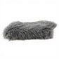 LOUIS VUITTON M75100 Tippet Accessory Logo Fur Scarf Fox Women's Light Blue