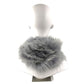 LOUIS VUITTON M75100 Tippet Accessory Logo Fur Scarf Fox Women's Light Blue