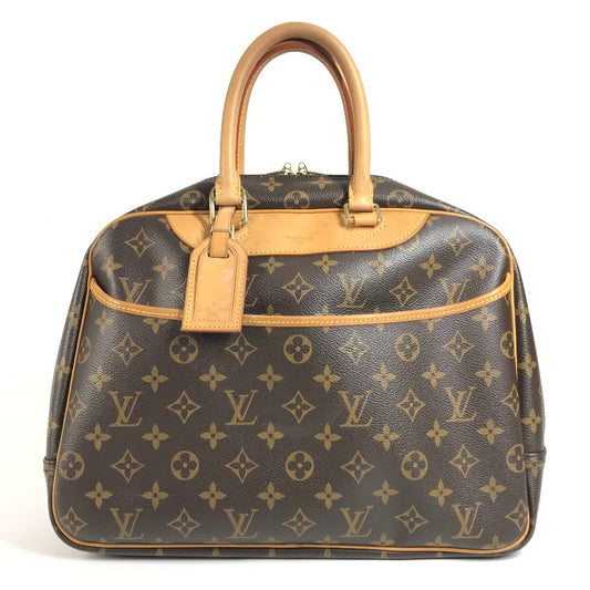 LOUIS VUITTON M47270 モノグラム ドーヴィル カバン トートバッグ ミニボストンバッグ ハンドバッグ モノグラムキャンバス ユニセックス ブラウン