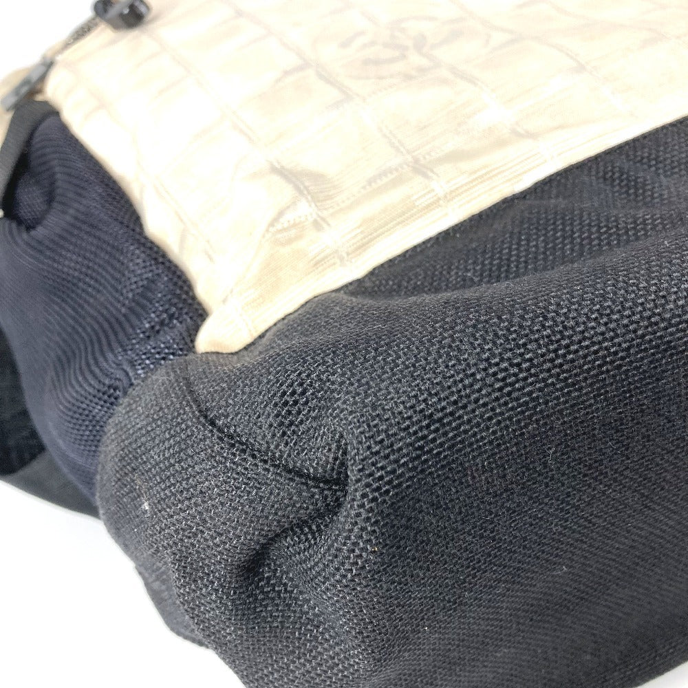 CHANEL Sport CC Coco Mark Logo Bi-Color Bag 2WAY Bag Tote Bag Shoulder Bag Backpack Nylon Unisex Black