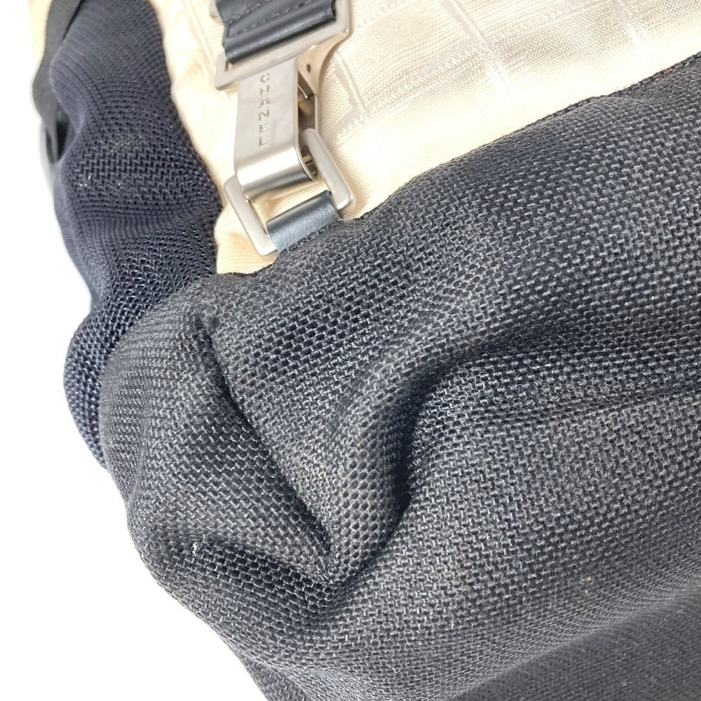 CHANEL Sport CC Coco Mark Logo Bi-Color Bag 2WAY Bag Tote Bag Shoulder Bag Backpack Nylon Unisex Black