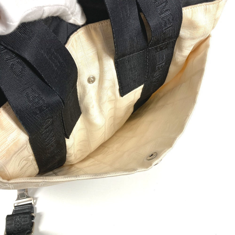CHANEL Sport CC Coco Mark Logo Bi-Color Bag 2WAY Bag Tote Bag Shoulder Bag Backpack Nylon Unisex Black