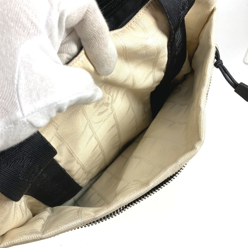 CHANEL Sport CC Coco Mark Logo Bi-Color Bag 2WAY Bag Tote Bag Shoulder Bag Backpack Nylon Unisex Black