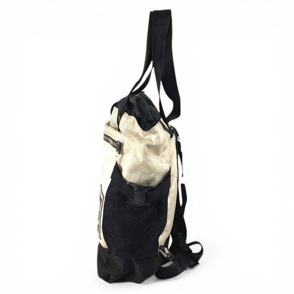 CHANEL Sport CC Coco Mark Logo Bi-Color Bag 2WAY Bag Tote Bag Shoulder Bag Backpack Nylon Unisex Black