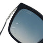 CHANEL 5360-Q-A CC Coco Mark Logo Chain Eyeglasses Eyewear Sunglasses Unisex Navy
