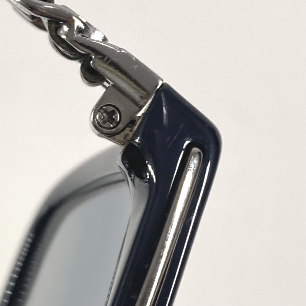 CHANEL 5360-Q-A CC Coco Mark Logo Chain Eyeglasses Eyewear Sunglasses Unisex Navy