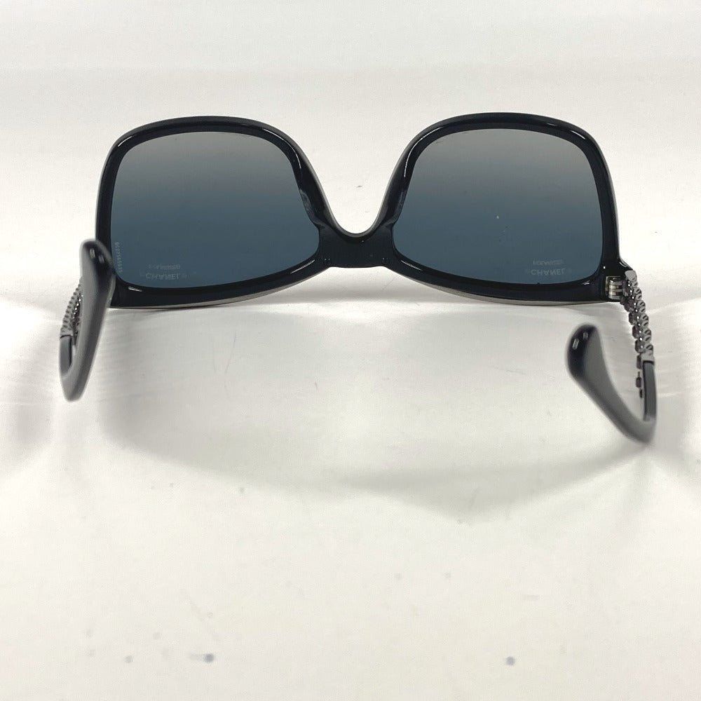 CHANEL 5360-Q-A CC Coco Mark Logo Chain Eyeglasses Eyewear Sunglasses Unisex Navy