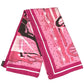 HERMES CALECHE ELASTIQUE Carre 90 Scarf Silk Unisex Pink