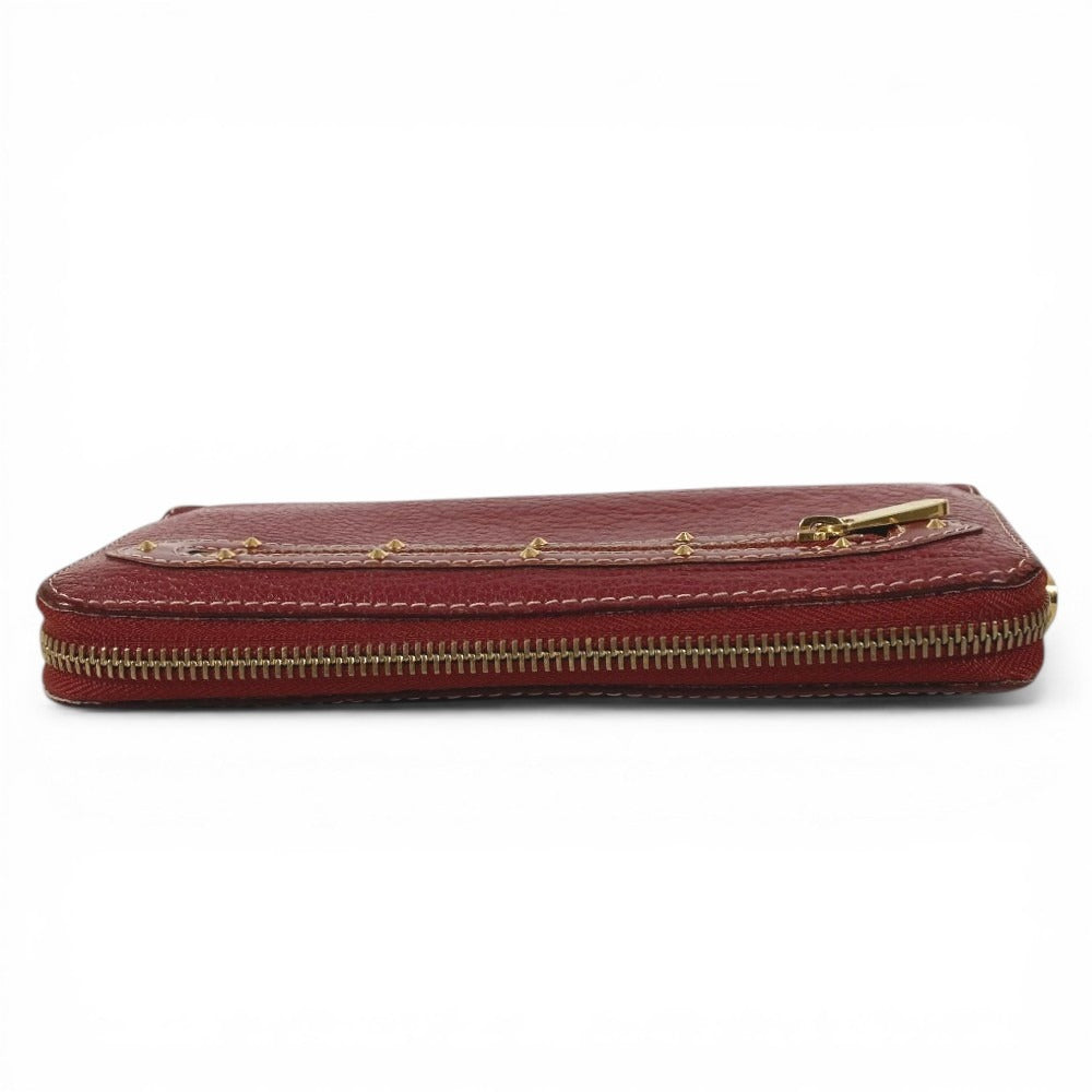 LOUIS VUITTON M95871 Suhali Zippy Wallet Tanami Long Wallet Round Zipper Long Wallet Suhali Leather Unisex Red