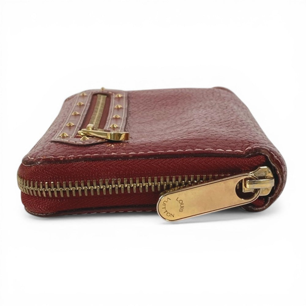 LOUIS VUITTON M95871 Suhali Zippy Wallet Tanami Long Wallet Round Zipper Long Wallet Suhali Leather Unisex Red
