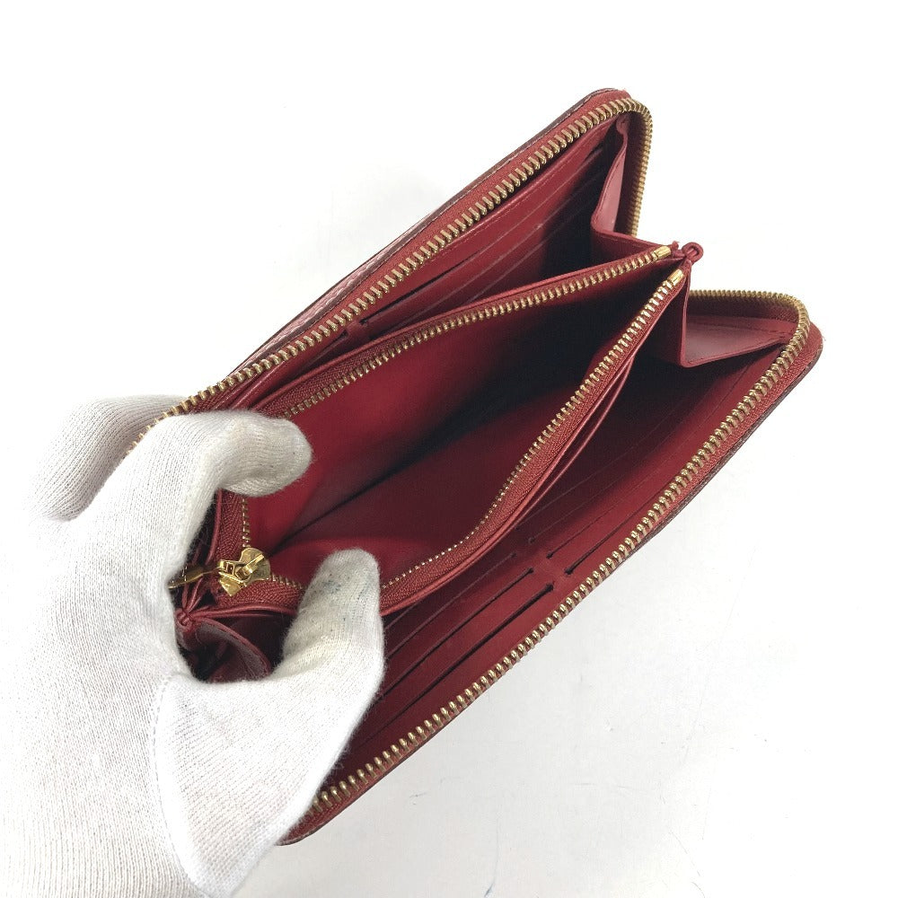 LOUIS VUITTON M95871 Suhali Zippy Wallet Tanami Long Wallet Round Zipper Long Wallet Suhali Leather Unisex Red