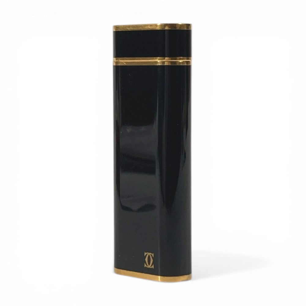 CARTIER ロゴ 喫煙具 ライター メタル ユニセックス ブラック