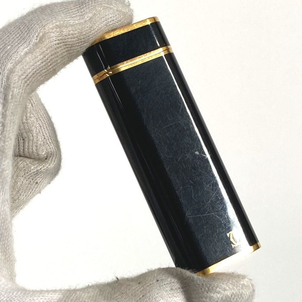 CARTIER ロゴ 喫煙具 ライター メタル ユニセックス ブラック